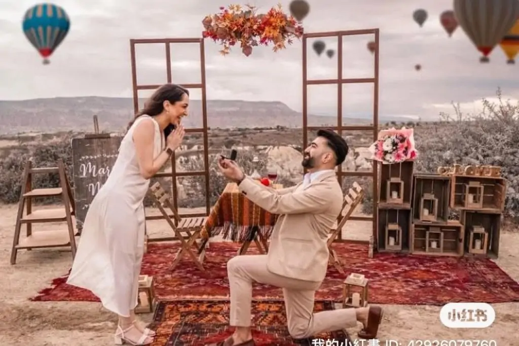 Aşıklar Şehri Kapadokya  Evlilik Teklifi