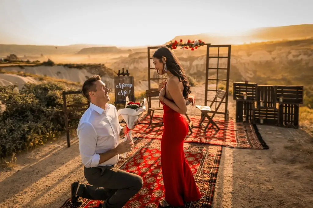 Aşıklar Şehri Kapadokya  Evlilik Teklifi