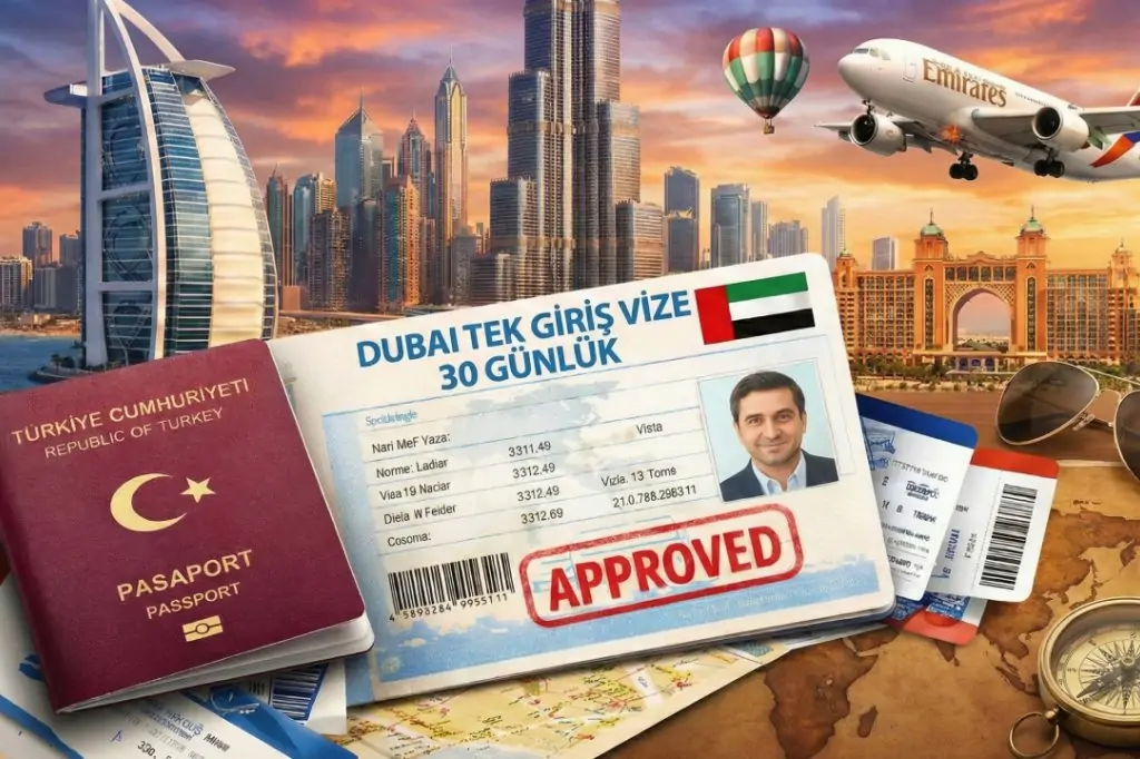 Dubai 30 Günlük Tek Girişli Vize