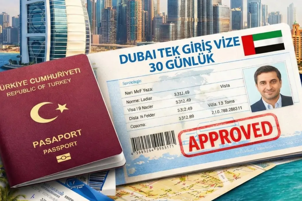Dubai 30 Günlük Tek Girişli Vize