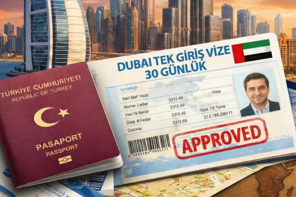 Dubai 30 Günlük Tek Girişli Vize